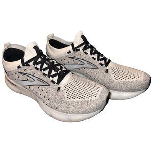 Brooks Men's Glycerin 20 Stealth Fit White/Gray Running Shoes Size 11.5 NWOT